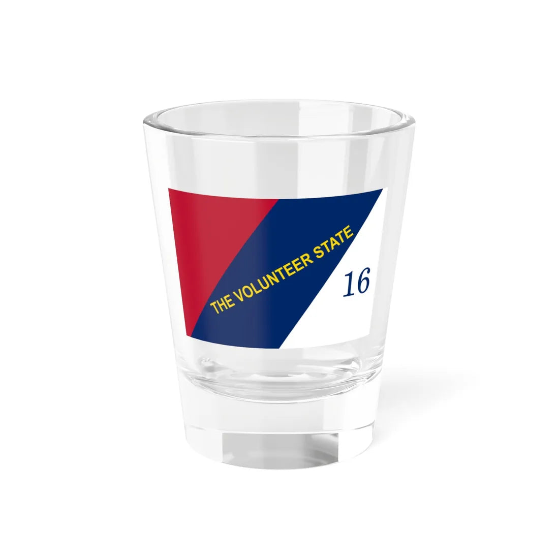 Flag of Tennessee 1897-1905 (United States) Shot Glass 1.5oz 1.5oz - Go Mug Yourself