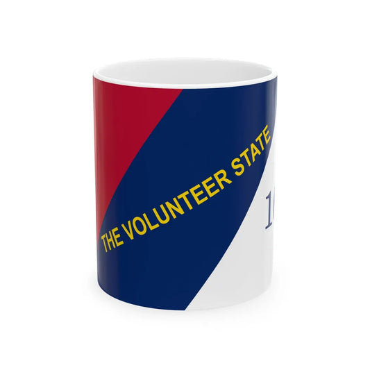 Flag of Tennessee 1897-1905 (United States) White Coffee Mug 11oz - Go Mug Yourself