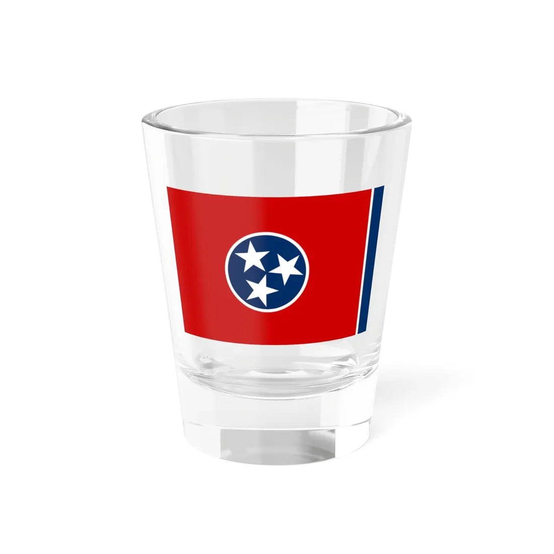 Flag of Tennessee 3-2 (United States) Shot Glass 1.5oz 1.5oz - Go Mug Yourself