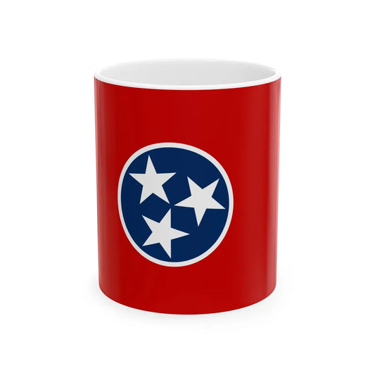 Flag of Tennessee (United States) White Coffee Mug 11oz - Go Mug Yourself