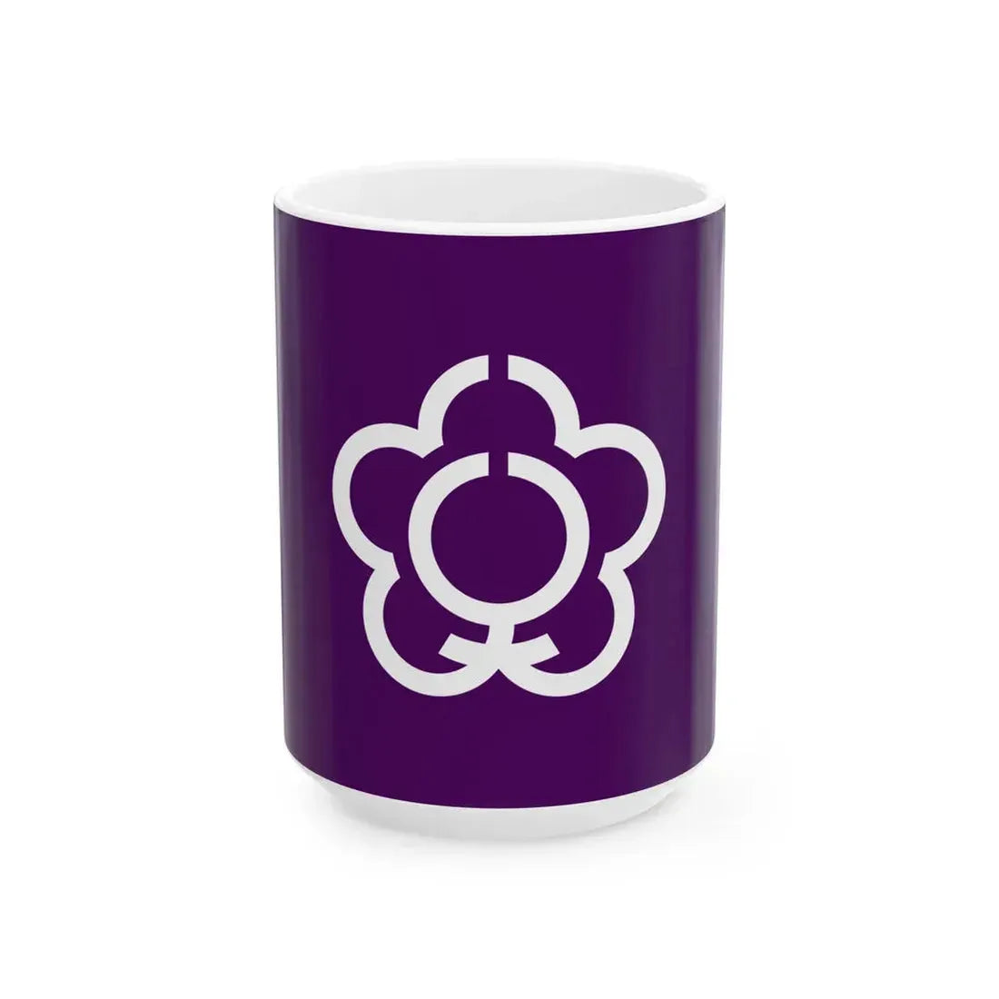 Flag of Tenri Nara (Japan) White Coffee Mug 15oz - Go Mug Yourself