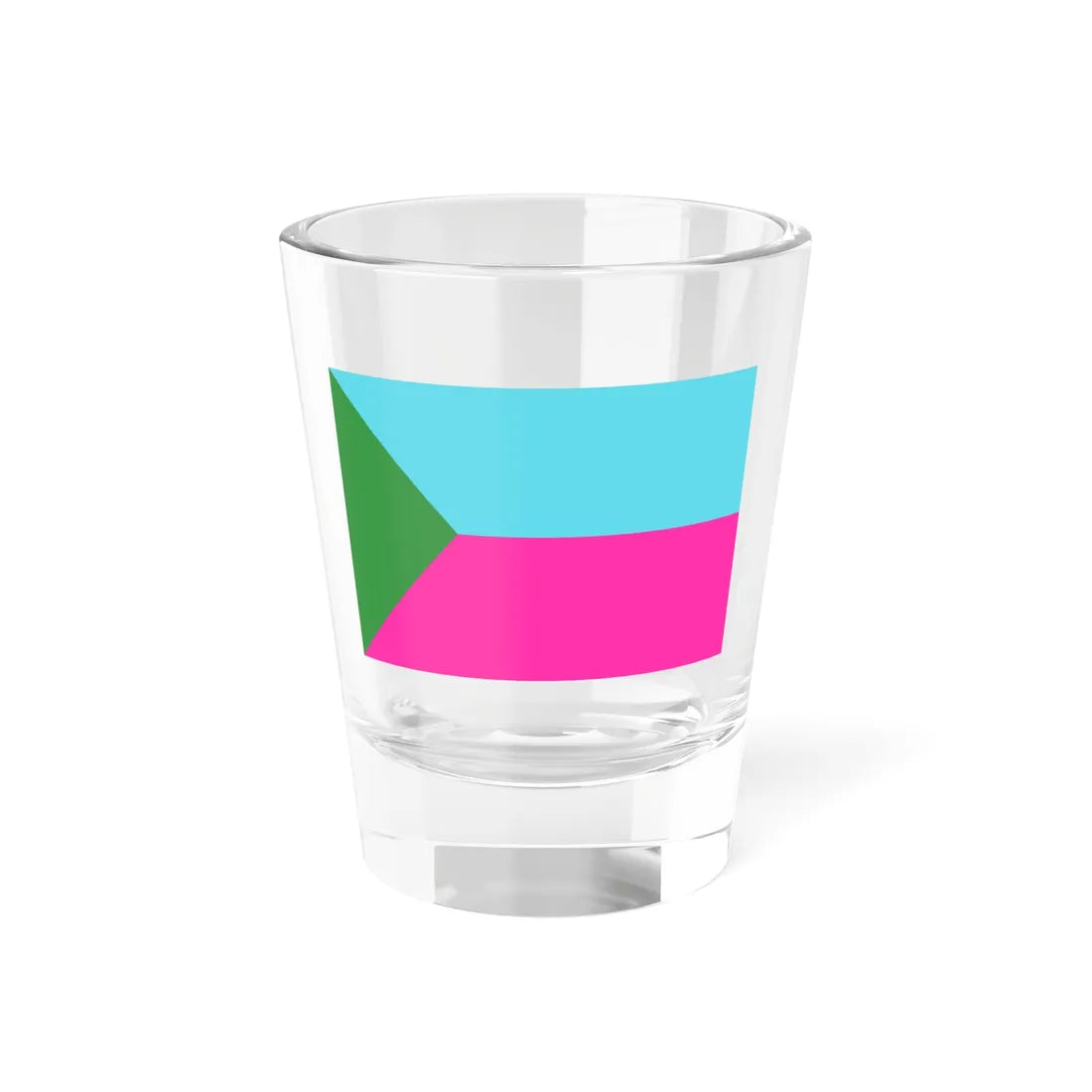 Flag of Teofipolskiy Raion in Khmelnytsky Oblast (Ukraine) Shot Glass 1.5oz 1.5oz - Go Mug Yourself