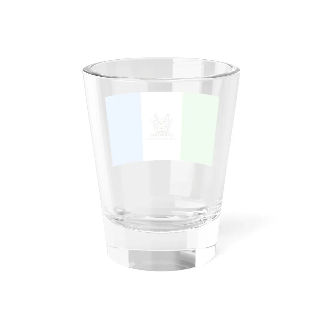 Flag of Tequixquiac (Mexico) Shot Glass 1.5oz - Go Mug Yourself