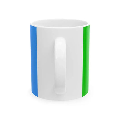 Flag of Tequixquiac (Mexico) White Coffee Mug - Go Mug Yourself