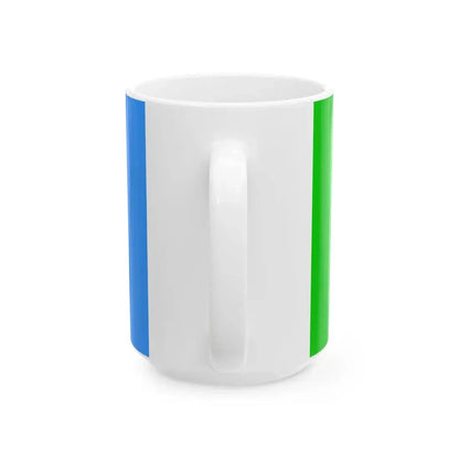 Flag of Tequixquiac (Mexico) White Coffee Mug - Go Mug Yourself