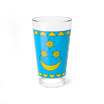 Flag of Terebovlia (Ukraine) Pint Glass 16oz 16oz - Go Mug Yourself