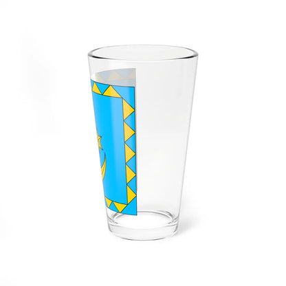 Flag of Terebovlia (Ukraine) Pint Glass 16oz - Go Mug Yourself