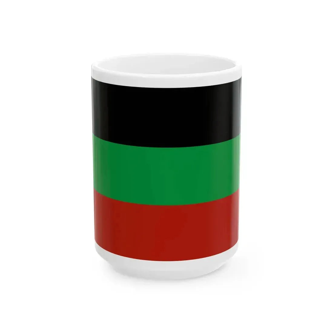 Flag of Terek Cossacks (Russia) White Coffee Mug 15oz - Go Mug Yourself