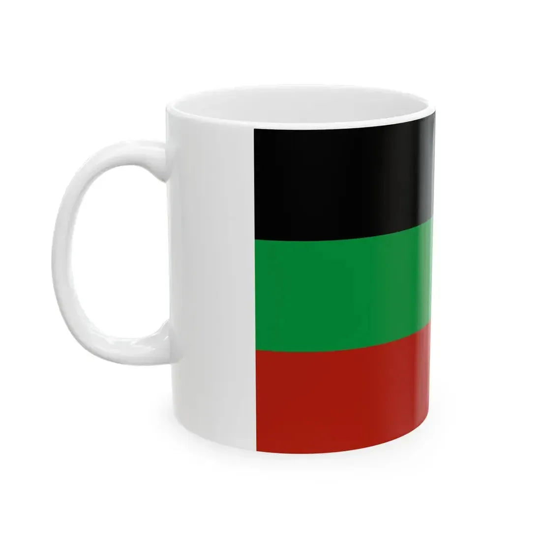 Flag of Terek Cossacks (Russia) White Coffee Mug - Go Mug Yourself
