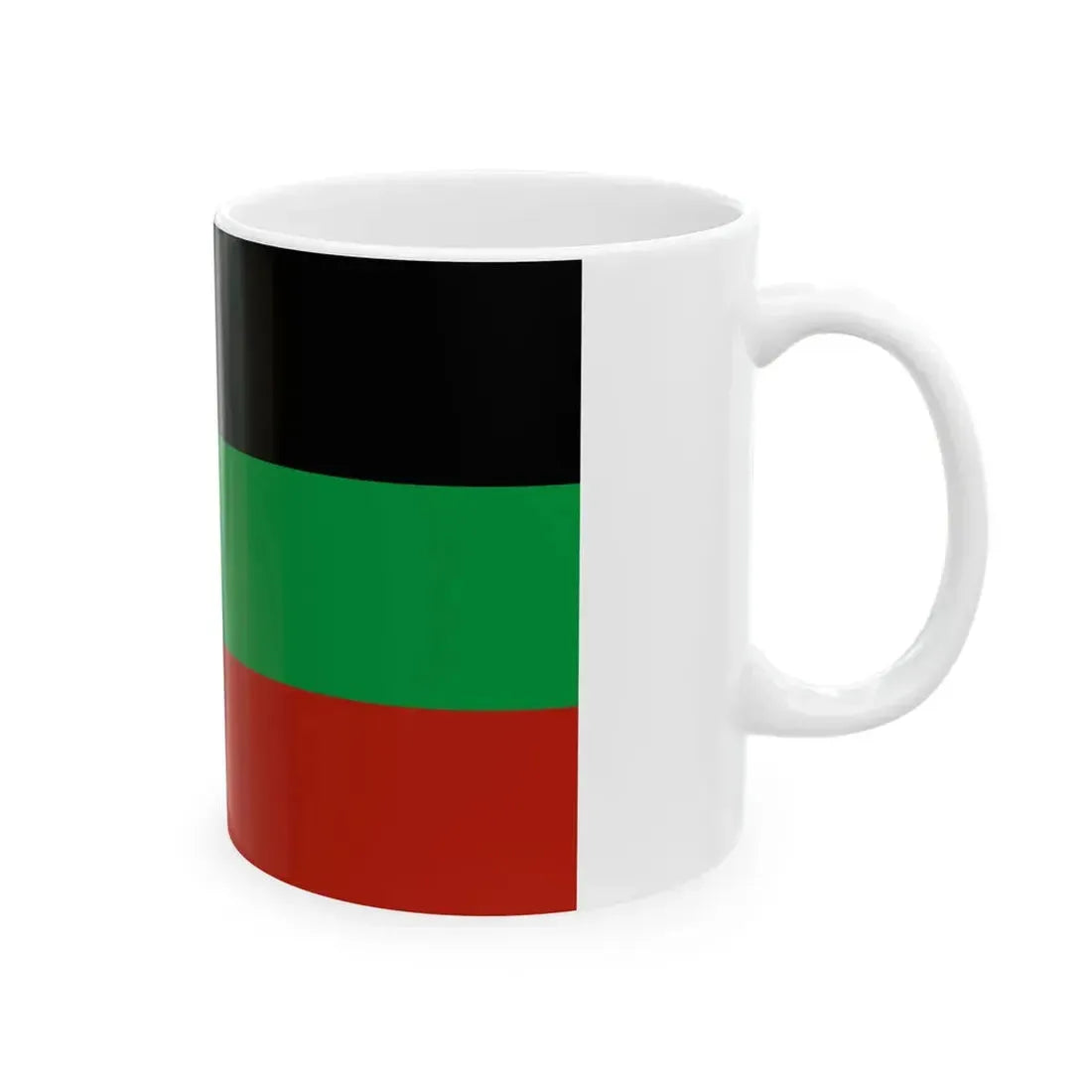 Flag of Terek Cossacks (Russia) White Coffee Mug - Go Mug Yourself