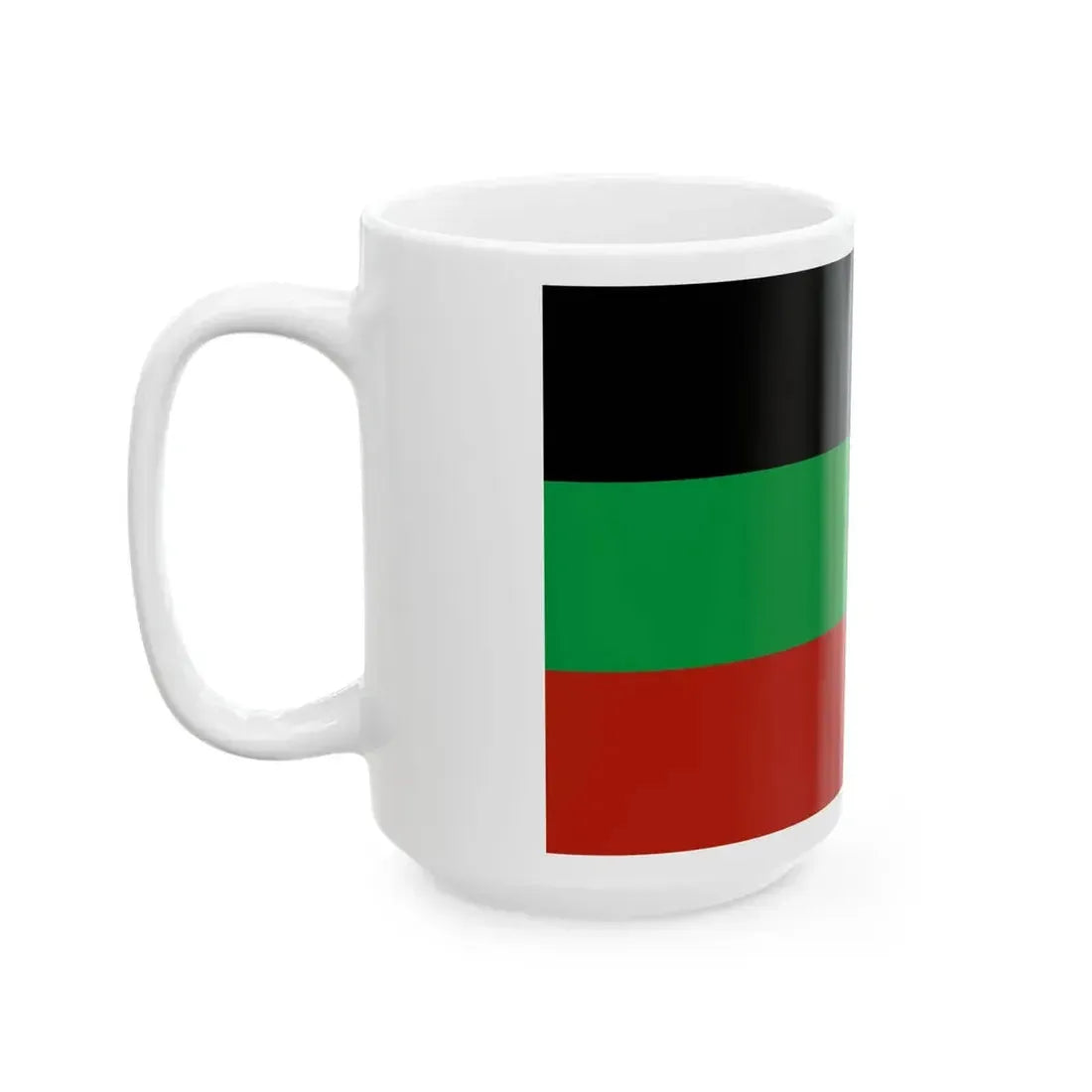 Flag of Terek Cossacks (Russia) White Coffee Mug - Go Mug Yourself