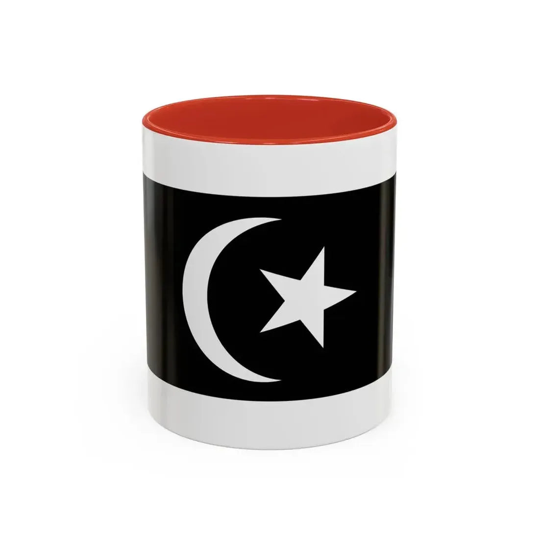 Flag of Terengganu Malaysia - Accent Coffee Mug 11oz Red - Go Mug Yourself