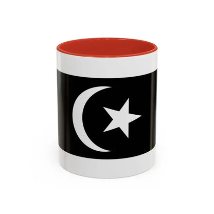 Flag of Terengganu Malaysia - Accent Coffee Mug 11oz Red - Go Mug Yourself