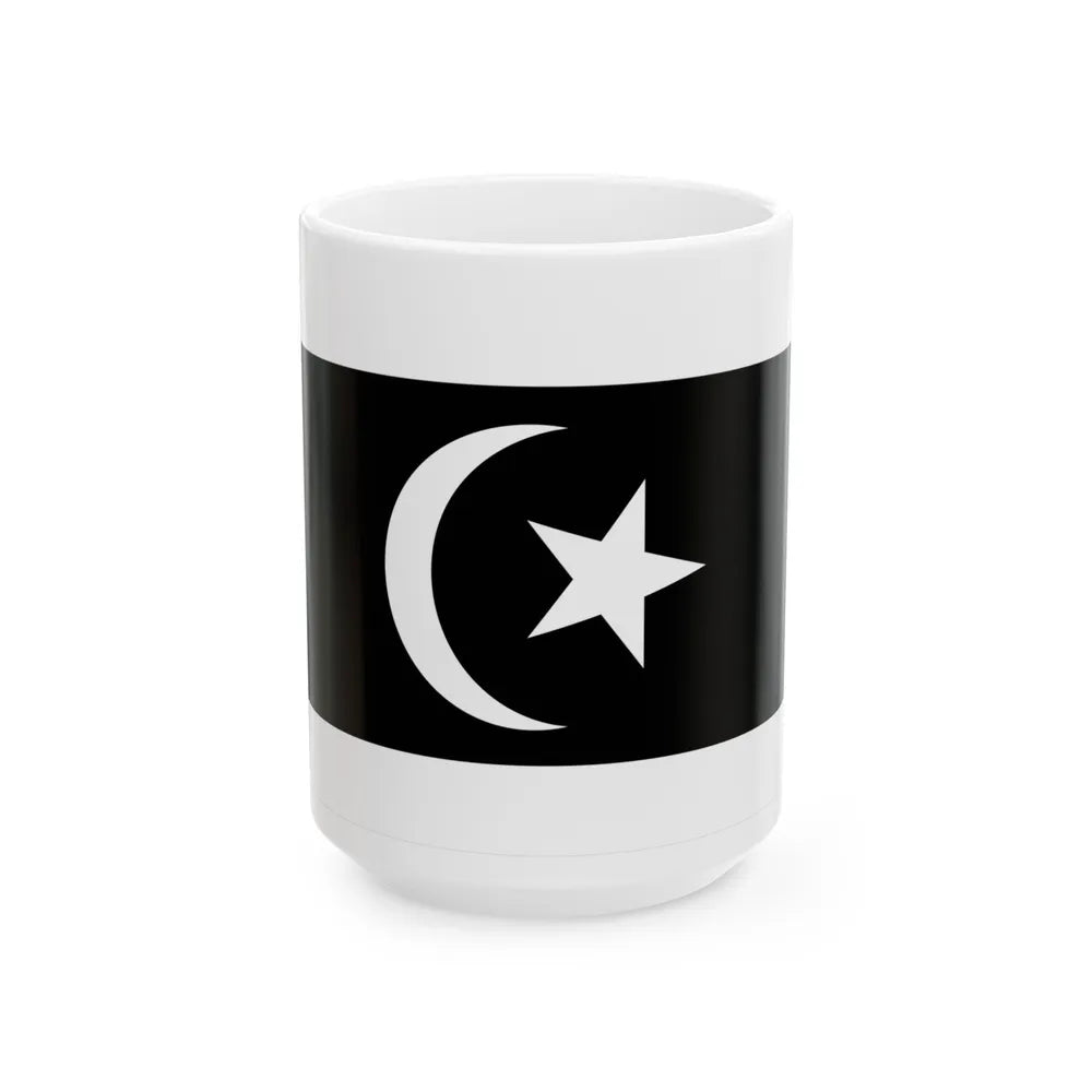 Flag of Terengganu Malaysia - White Coffee Mug-15oz-Go Mug Yourself