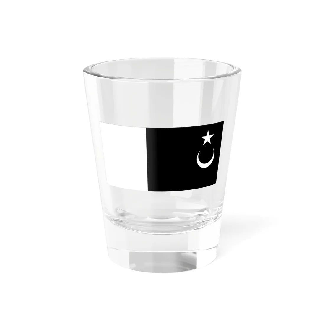 Flag of Terengganu pre 1953 (Malaysia) Shot Glass 1.5oz 1.5oz - Go Mug Yourself