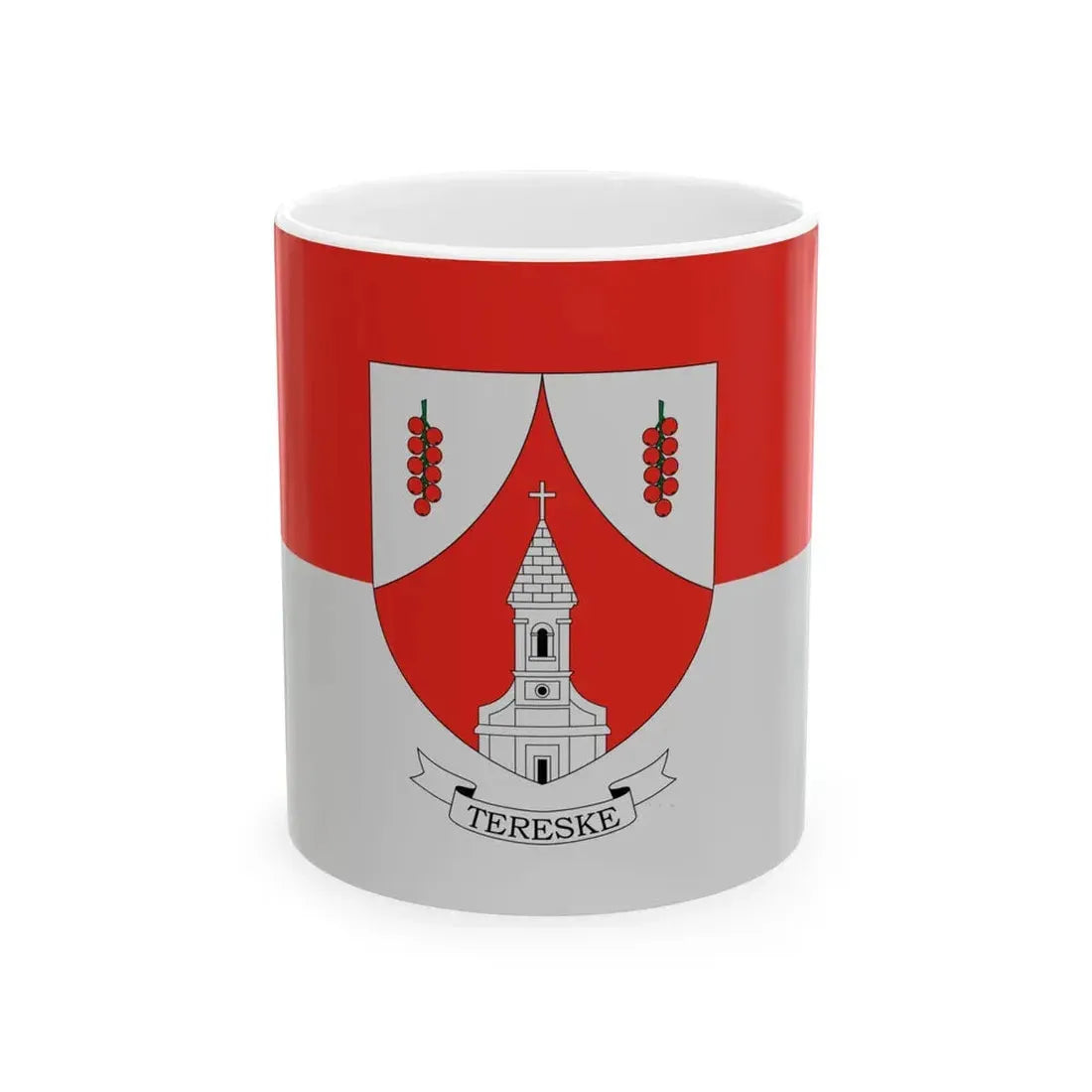 Flag of Tereske (Hungary) White Coffee Mug 11oz - Go Mug Yourself