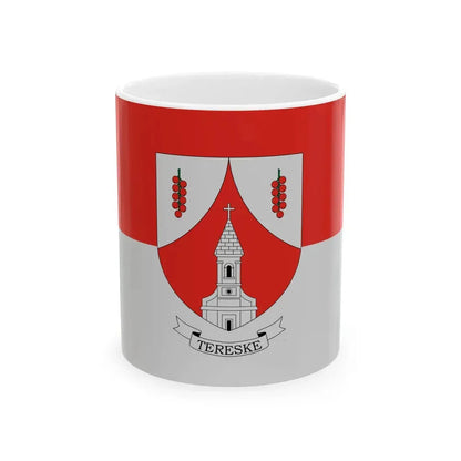 Flag of Tereske (Hungary) White Coffee Mug 11oz - Go Mug Yourself