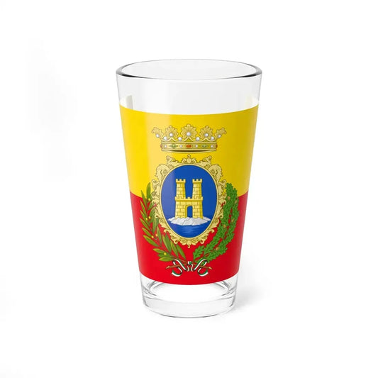 Flag of Termoli Variant (Italy) Pint Glass 16oz 16oz - Go Mug Yourself