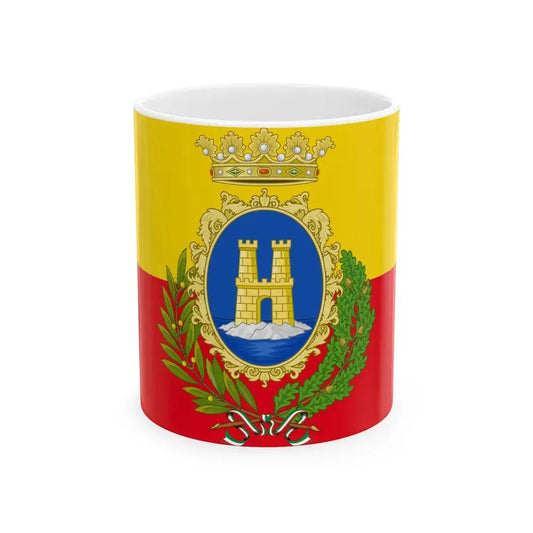 Flag of Termoli Variant (Italy) White Coffee Mug 11oz - Go Mug Yourself