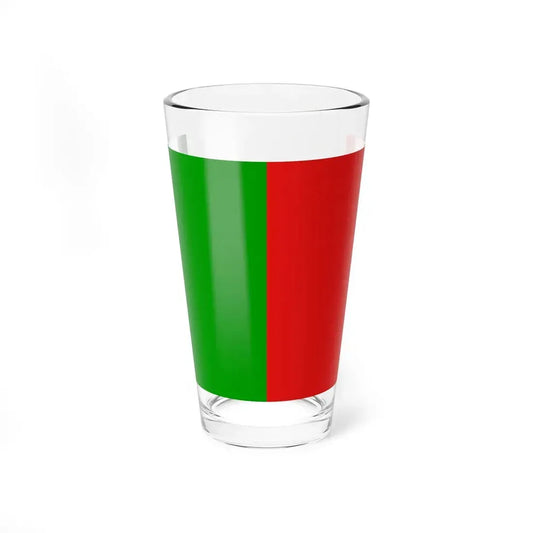 Flag of Terni City (Italy) Pint Glass 16oz 16oz - Go Mug Yourself