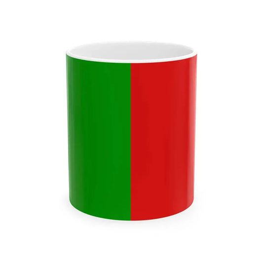 Flag of Terni City (Italy) White Coffee Mug 11oz - Go Mug Yourself