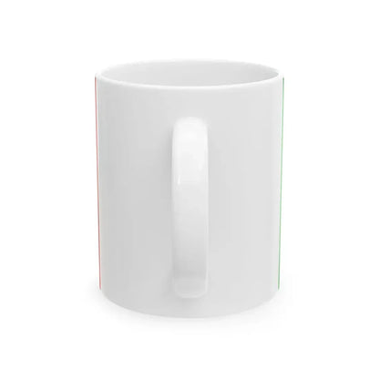 Flag of Terni City (Italy) White Coffee Mug - Go Mug Yourself