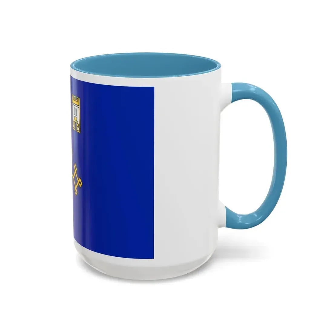 Flag of Ternopil Oblast Ukraine - Accent Coffee Mug - Go Mug Yourself