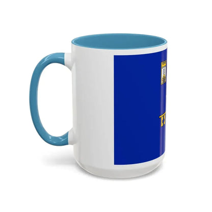 Flag of Ternopil Oblast Ukraine - Accent Coffee Mug - Go Mug Yourself