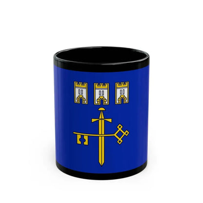 Flag of Ternopil Oblast Ukraine - Black Coffee Mug 11oz - Go Mug Yourself
