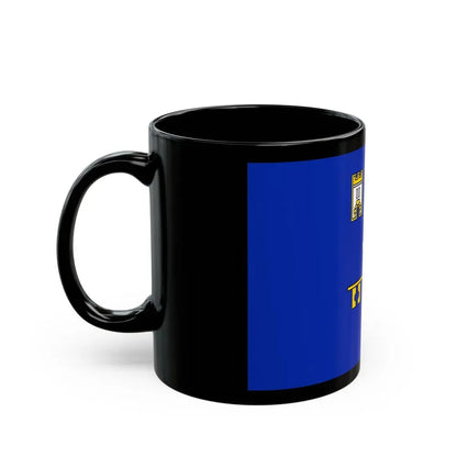 Flag of Ternopil Oblast Ukraine - Black Coffee Mug - Go Mug Yourself