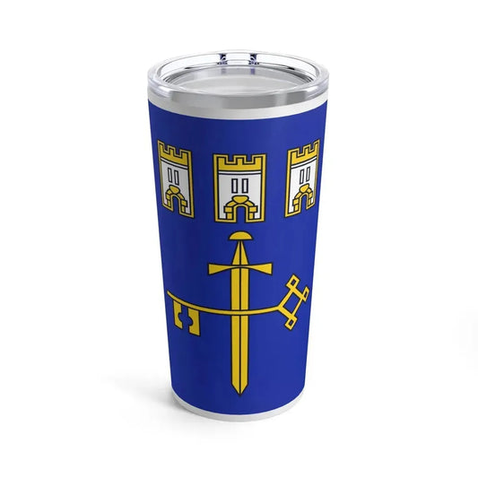 Flag of Ternopil Oblast Ukraine - Tumbler 20oz 20oz - Go Mug Yourself