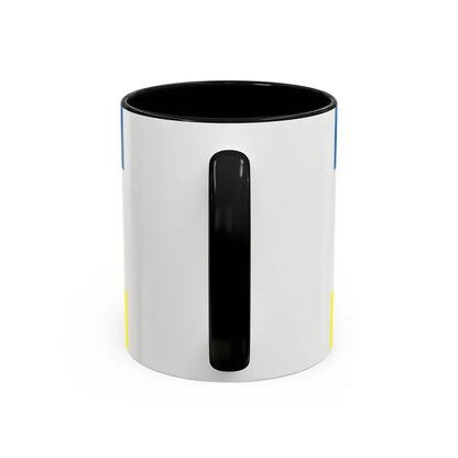 Flag of Ternopil Ukraine - Accent Coffee Mug - Go Mug Yourself