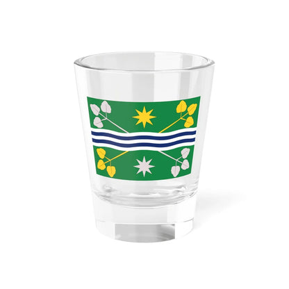 Flag of Terre del Reno (Italy) Shot Glass 1.5oz 1.5oz - Go Mug Yourself