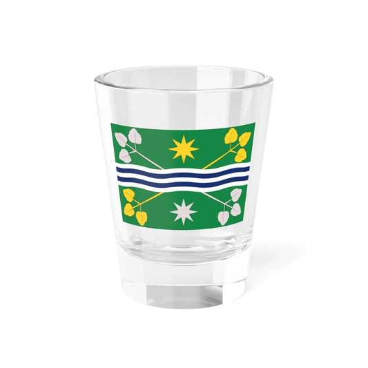 Flag of Terre del Reno (Italy) Shot Glass 1.5oz 1.5oz - Go Mug Yourself