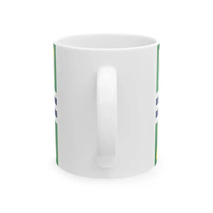 Flag of Terre del Reno (Italy) White Coffee Mug - Go Mug Yourself