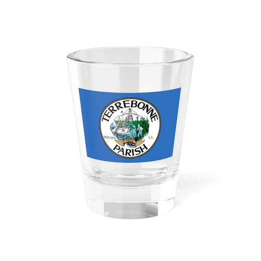 Flag of Terrebonne Parish Louisiana (United States) Shot Glass 1.5oz 1.5oz - Go Mug Yourself