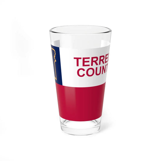 Flag of Terrell County Texas (United States) Pint Glass 16oz 16oz - Go Mug Yourself