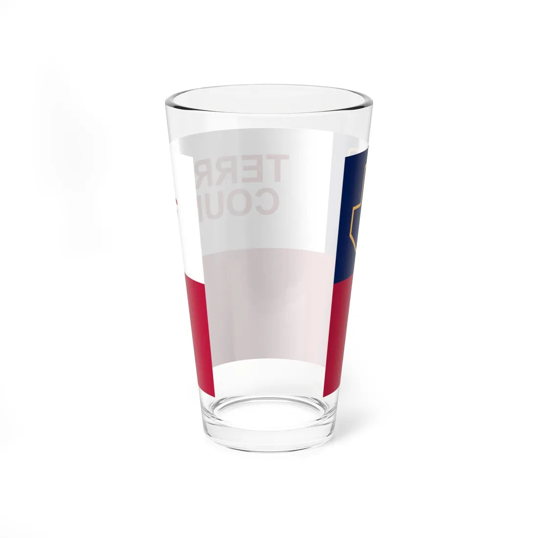 Flag of Terrell County Texas (United States) Pint Glass 16oz - Go Mug Yourself