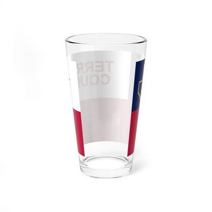 Flag of Terrell County Texas (United States) Pint Glass 16oz - Go Mug Yourself