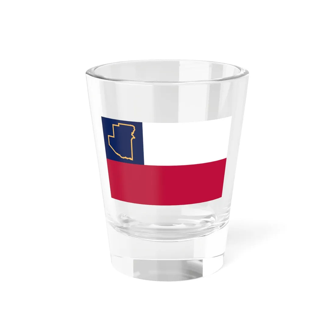 Flag of Terrell County Texas variant (United States) Shot Glass 1.5oz 1.5oz - Go Mug Yourself
