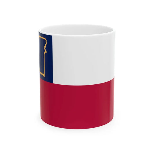 Flag of Terrell County Texas variant (United States) White Coffee Mug 11oz - Go Mug Yourself