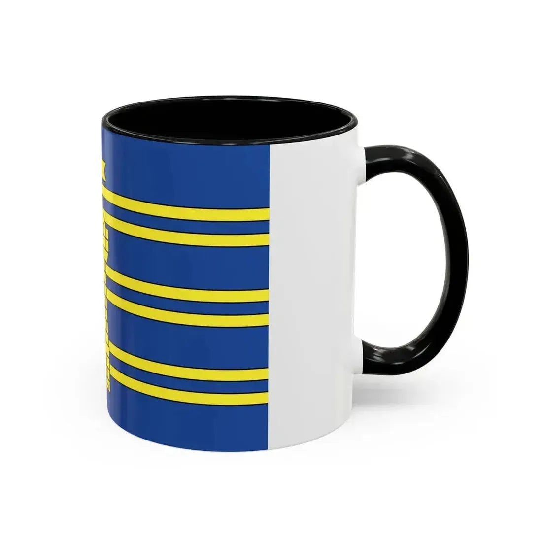 Flag of Territoire de Belfort France 2 - Accent Coffee Mug - Go Mug Yourself