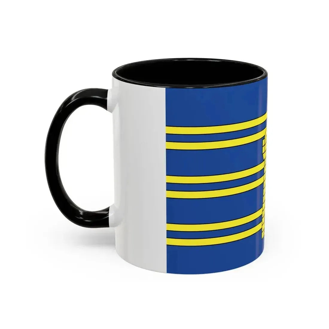 Flag of Territoire de Belfort France 2 - Accent Coffee Mug - Go Mug Yourself