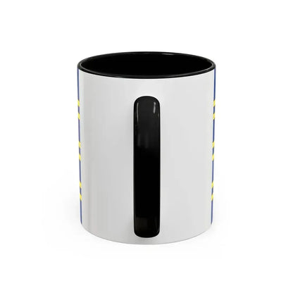 Flag of Territoire de Belfort France 2 - Accent Coffee Mug - Go Mug Yourself