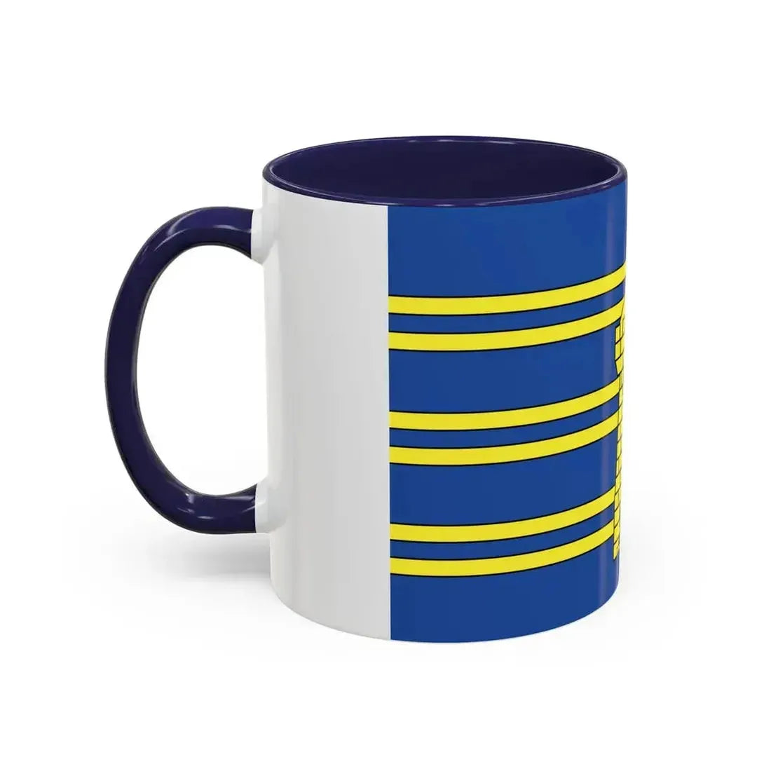 Flag of Territoire de Belfort France 2 - Accent Coffee Mug - Go Mug Yourself