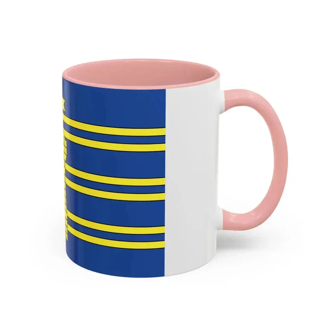 Flag of Territoire de Belfort France 2 - Accent Coffee Mug - Go Mug Yourself