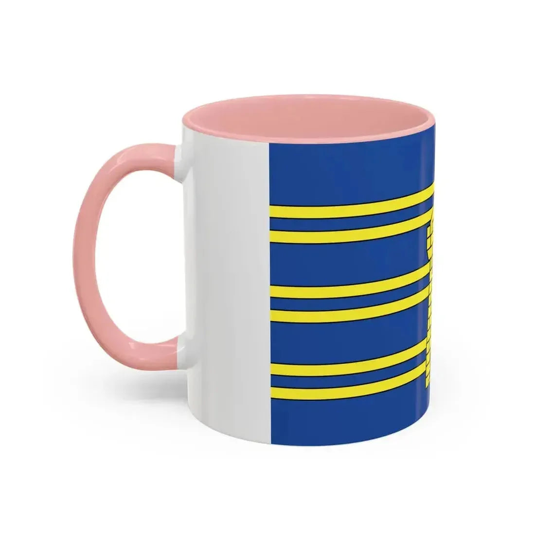 Flag of Territoire de Belfort France 2 - Accent Coffee Mug - Go Mug Yourself