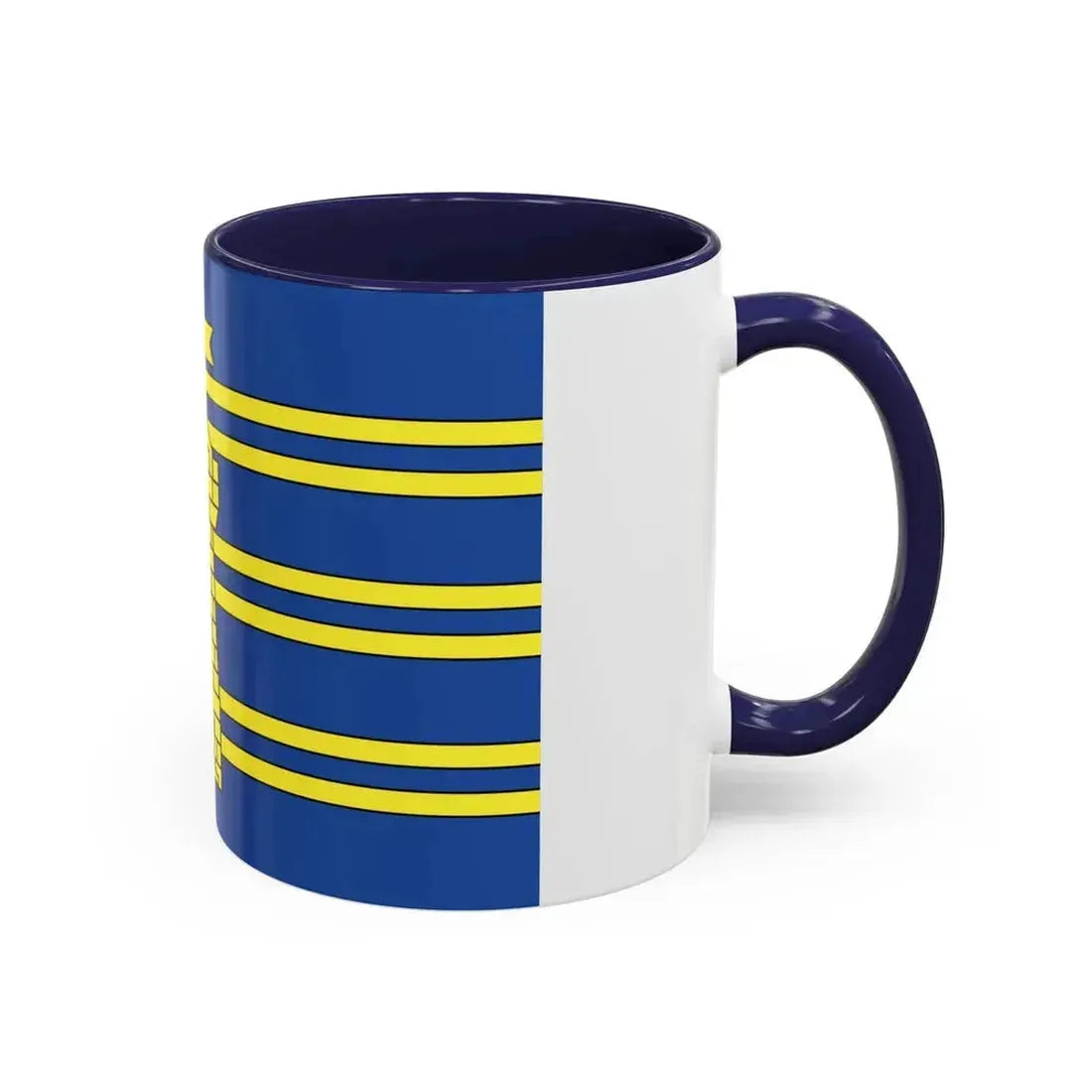 Flag of Territoire de Belfort France 2 - Accent Coffee Mug - Go Mug Yourself