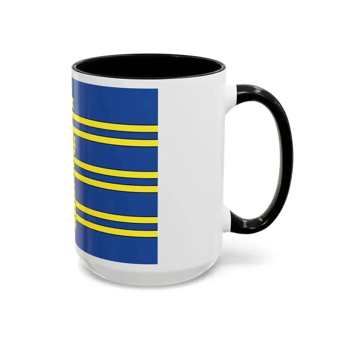 Flag of Territoire de Belfort France 2 - Accent Coffee Mug - Go Mug Yourself