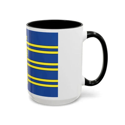 Flag of Territoire de Belfort France 2 - Accent Coffee Mug - Go Mug Yourself